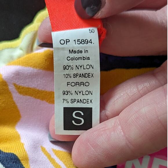 Maaji Dolly Reversible Swim Top Begonia Lace Up Corset Womens Small Bikini Blue - Picture 6 of 6